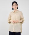 Idnes  リネンシャーリングシャツ レディース商品サムネイル-5
