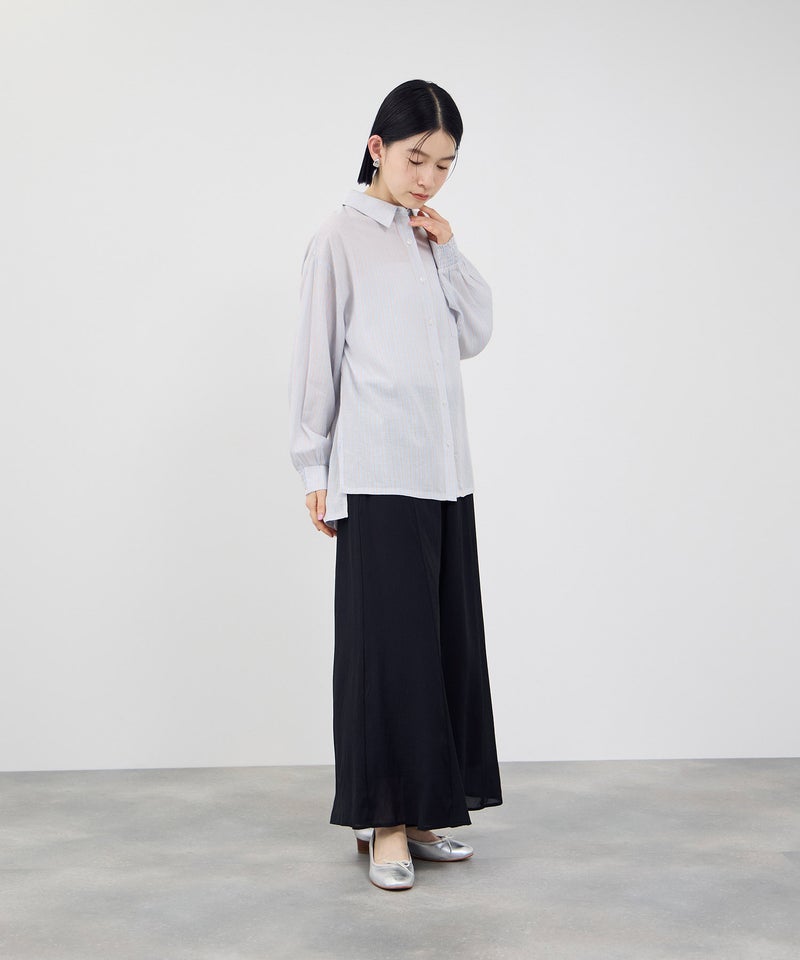Idnes  リネンシャーリングシャツ レディース商品画像-18