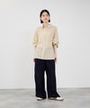 Idnes  リネンシャーリングシャツ レディース商品サムネイル-24