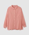 Idnes リネンシャーリングシャツ レディース