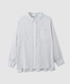 Idnes リネンシャーリングシャツ レディース