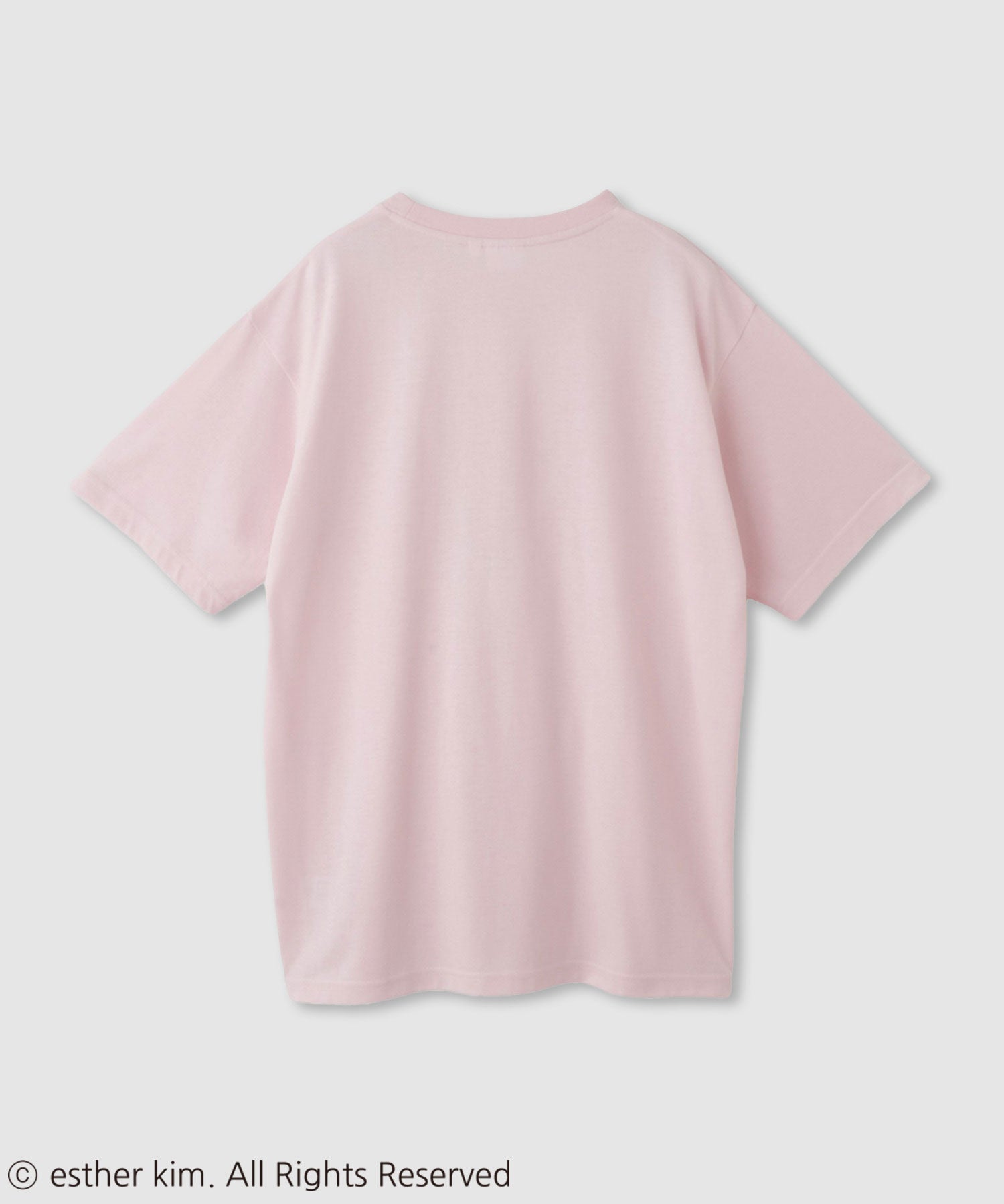 estherbunny エスターバニーリトル スプレー調プリントTシャツ レディース