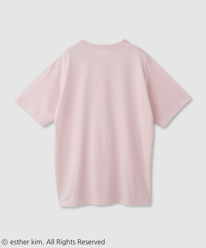 エスターバニーリトル スプレー調プリントTシャツ レディース メール便 対応商品商品画像-4