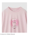 エスターバニーリトル スプレー調プリントTシャツ レディース メール便 対応商品商品サムネイル-5