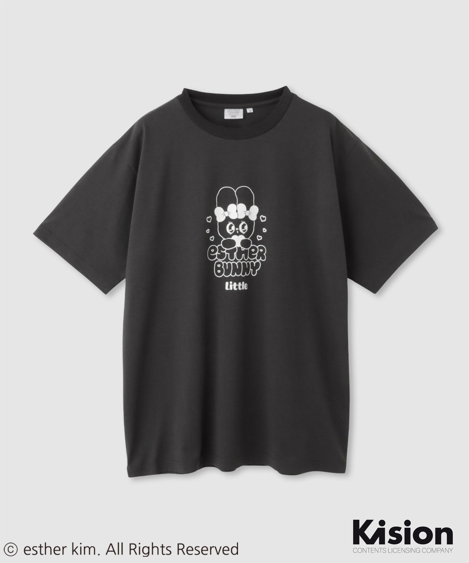estherbunny エスターバニーリトル ラバー発泡プリントTシャツ レディース