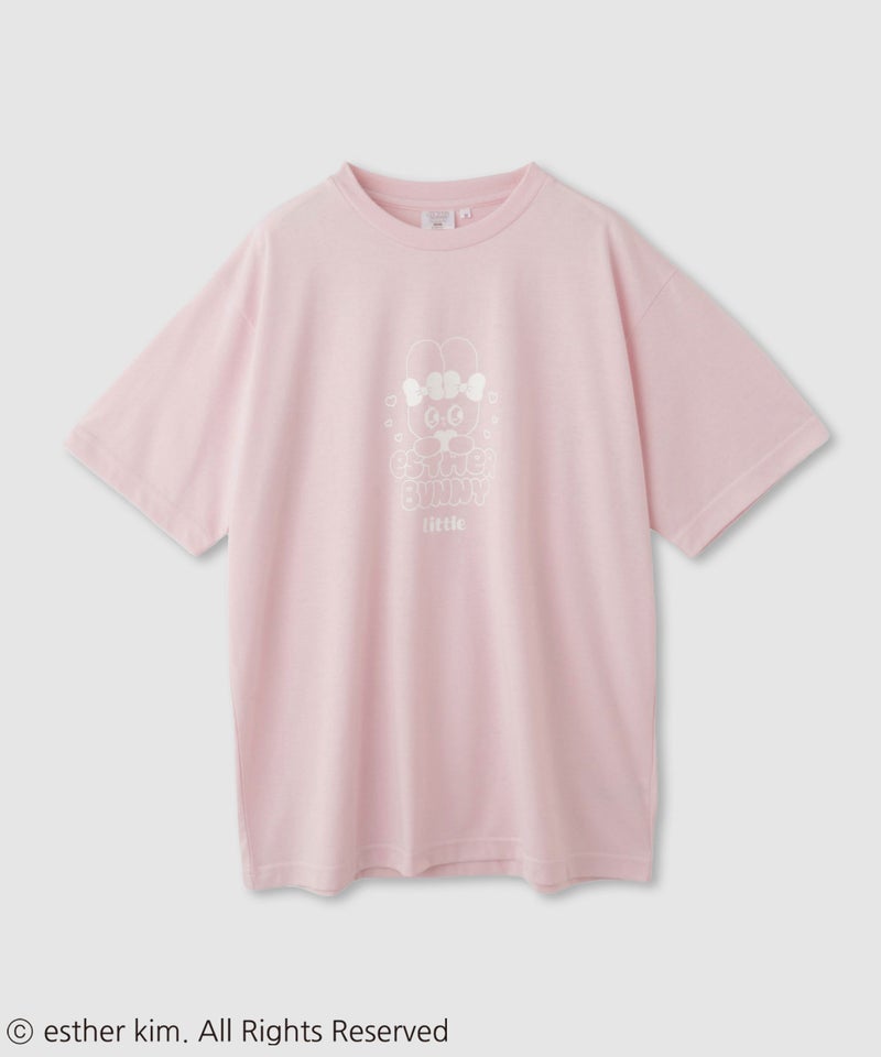 エスターバニーリトル ラバー発泡プリントTシャツ レディース メール便 対応商品商品画像-2