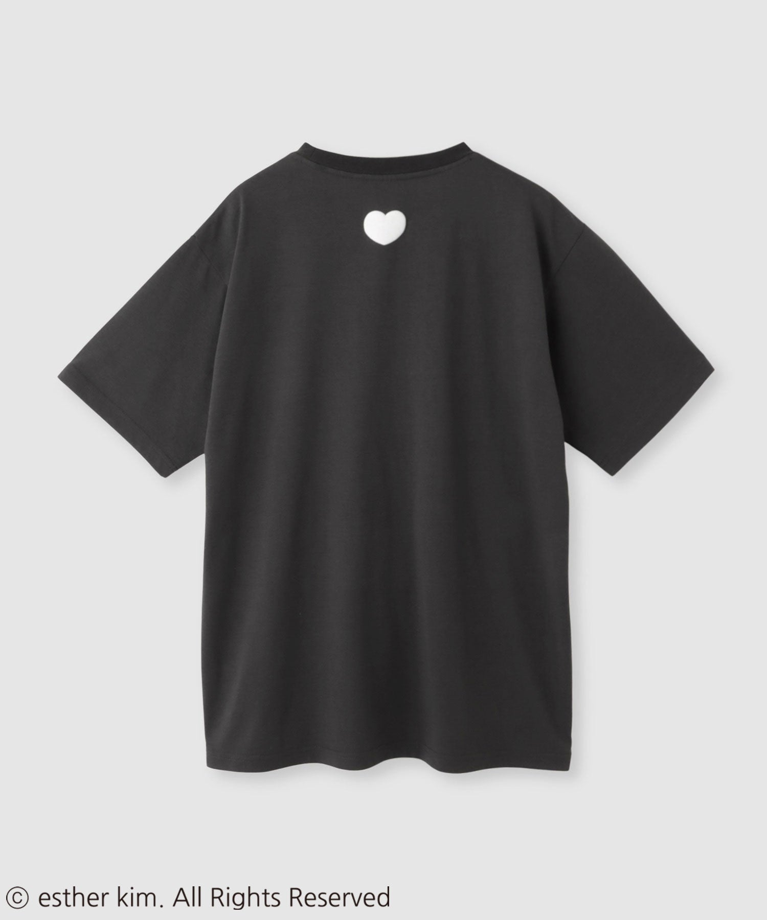 estherbunny エスターバニーリトル ラバー発泡プリントTシャツ レディース