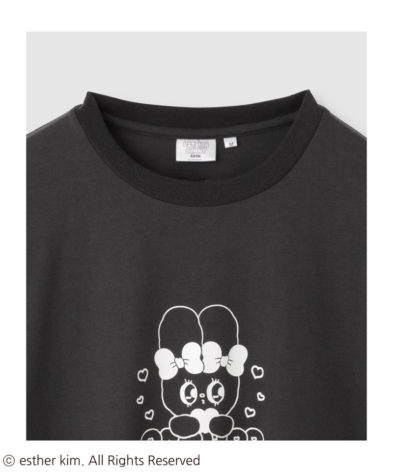 エスターバニーリトル ラバー発泡プリントTシャツ レディース メール便 対応商品商品画像-5