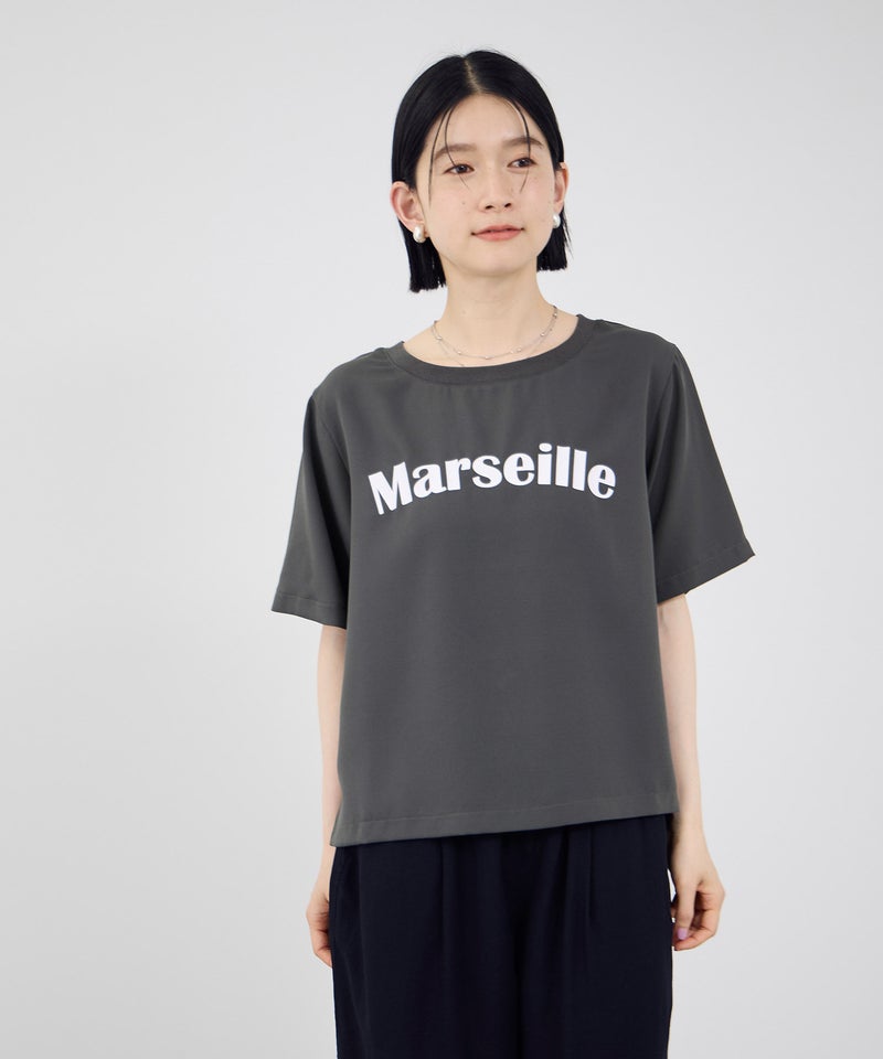 Idnes ジョーゼットロゴTシャツ レディース メール便 対応商品商品画像-4