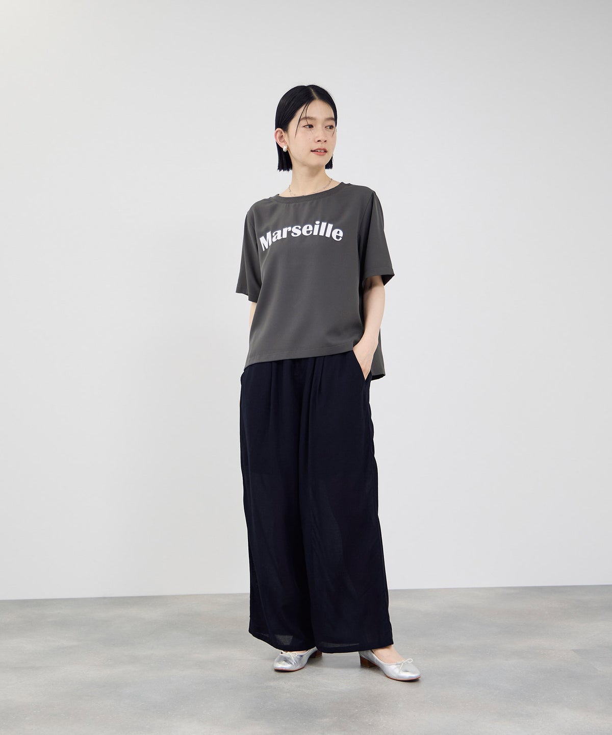 Idnes ジョーゼットロゴTシャツ レディース メール便 対応商品