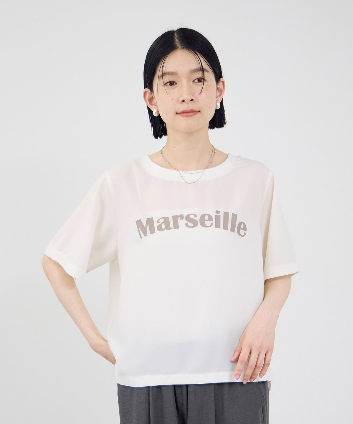 Idnes ジョーゼットロゴTシャツ レディース メール便 対応商品