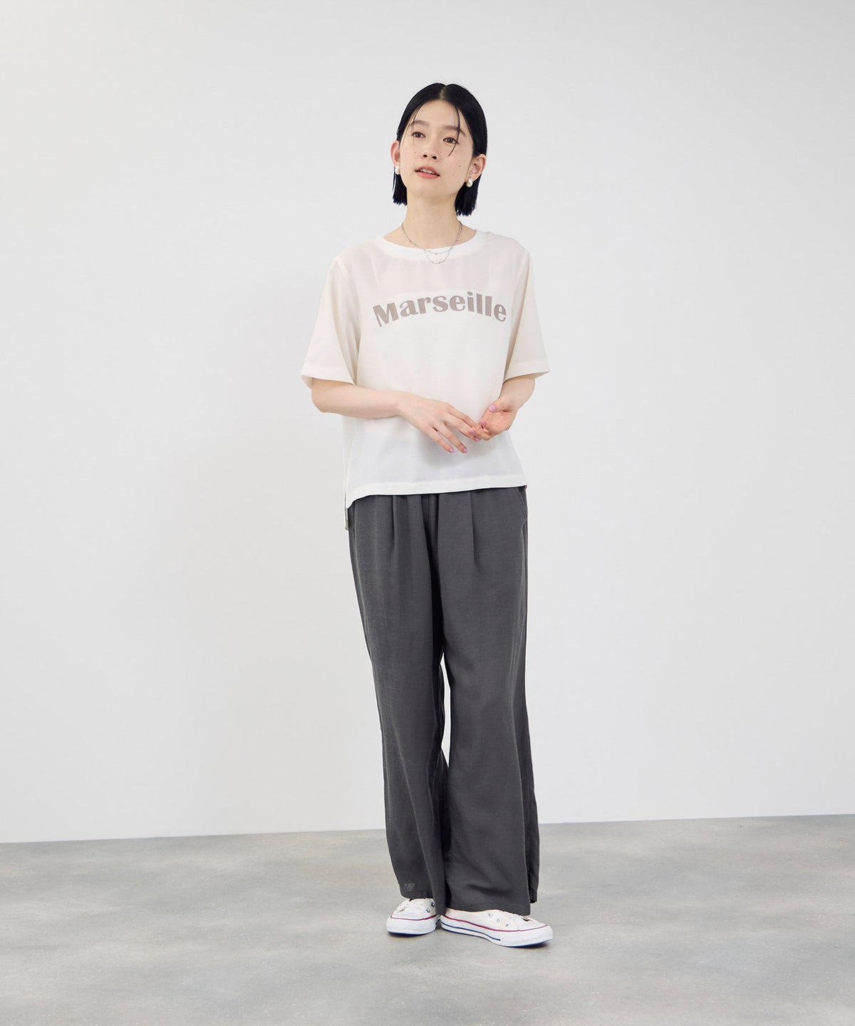 Idnes ジョーゼットロゴTシャツ レディース メール便 対応商品