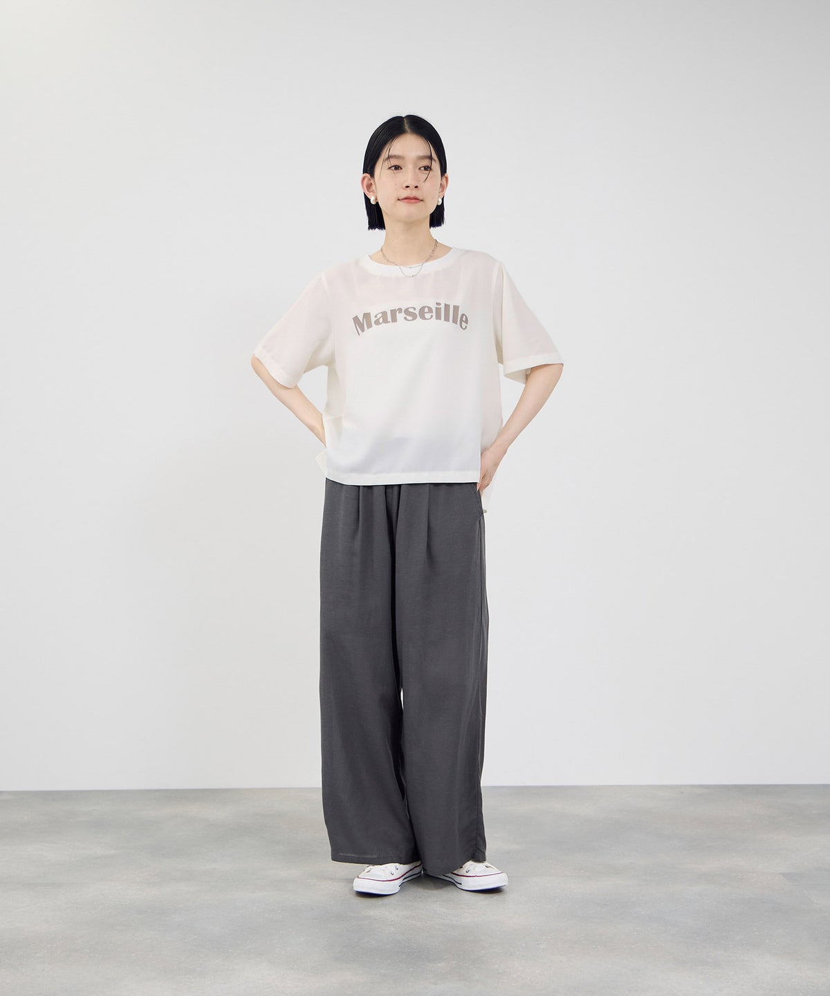 Idnes ジョーゼットロゴTシャツ レディース メール便 対応商品