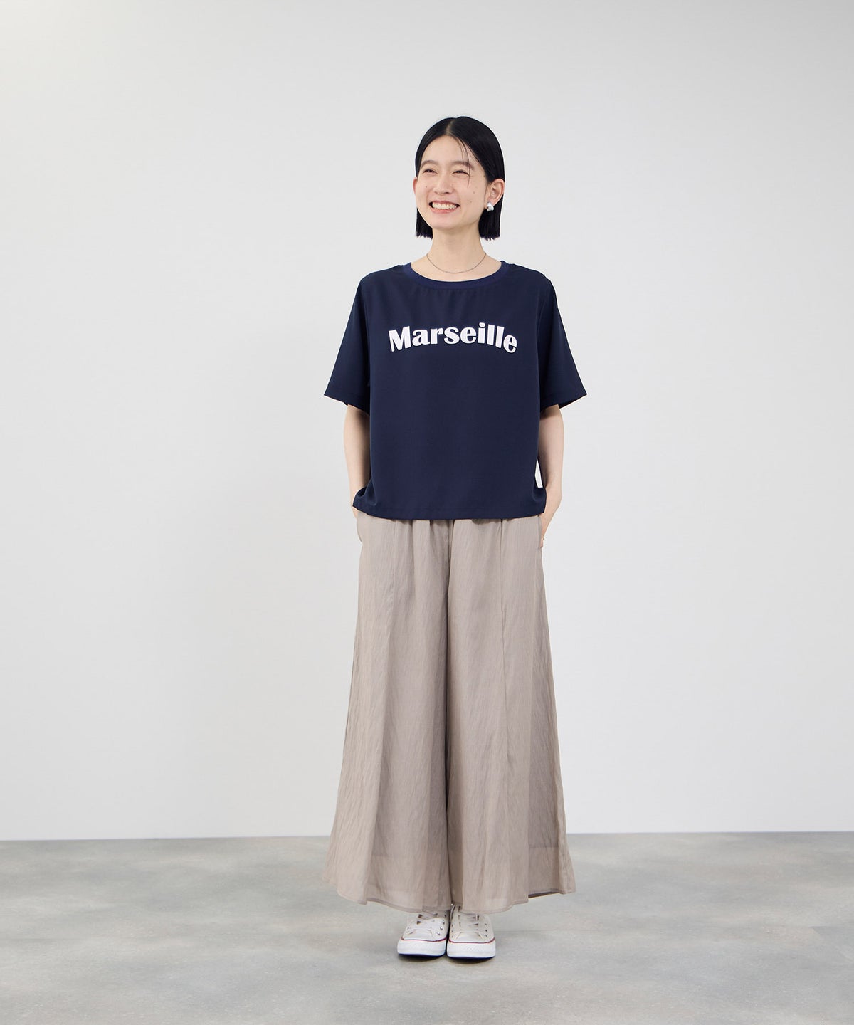 Idnes ジョーゼットロゴTシャツ レディース メール便 対応商品