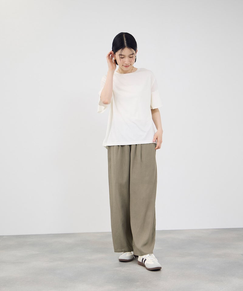 Idnes リネンイージーパンツ レディース商品画像-7