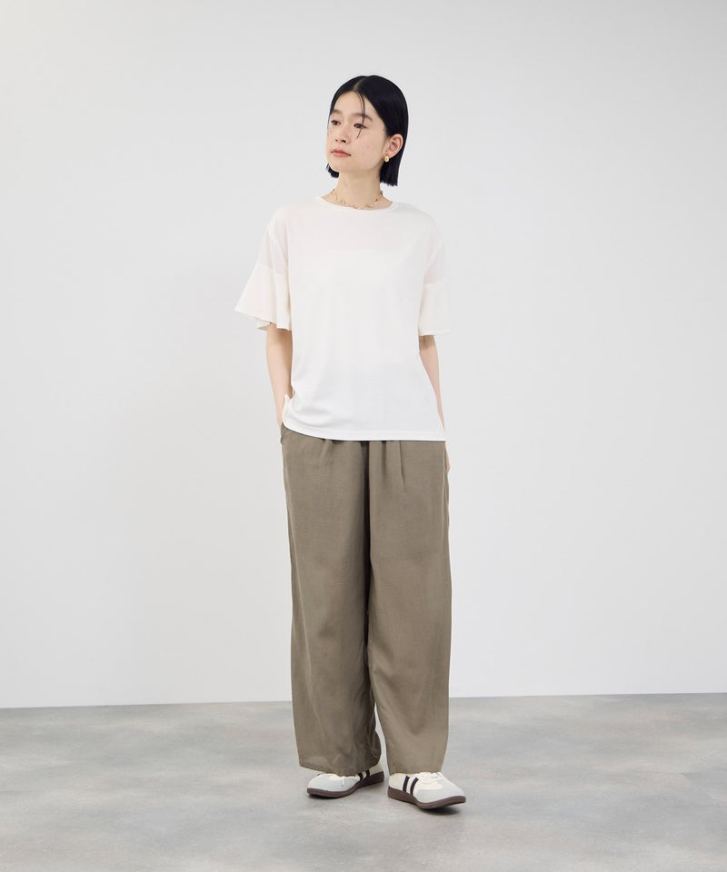 Idnes リネンイージーパンツ レディース商品画像-8