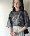 Classical Elf【キッズ】綿100%カレッジピグメント袖フリルTシャツ商品サムネイル-15