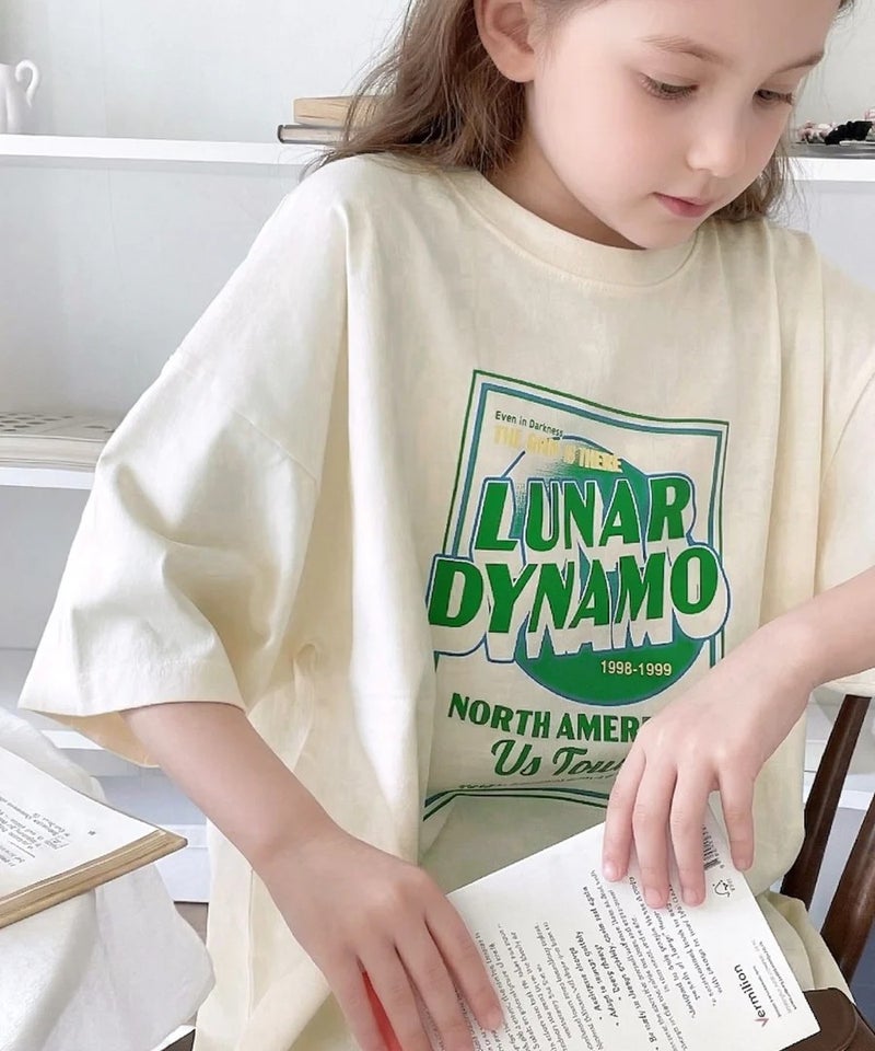 Classical Elf【キッズ】《JaVaジャバ コラボ》綿100％ こなれ感抜群のピグメントT。JAVAピグメントツアーロゴビッグTシャツ商品画像-4