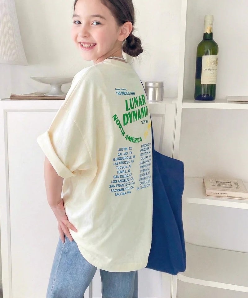 Classical Elf【キッズ】《JaVaジャバ コラボ》綿100％ こなれ感抜群のピグメントT。JAVAピグメントツアーロゴビッグTシャツ商品画像-5