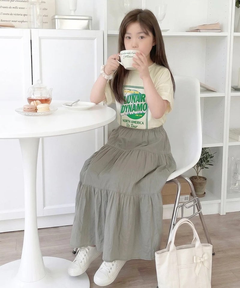 Classical Elf【キッズ】《JaVaジャバ コラボ》綿100％ こなれ感抜群のピグメントT。JAVAピグメントツアーロゴビッグTシャツ商品画像-11