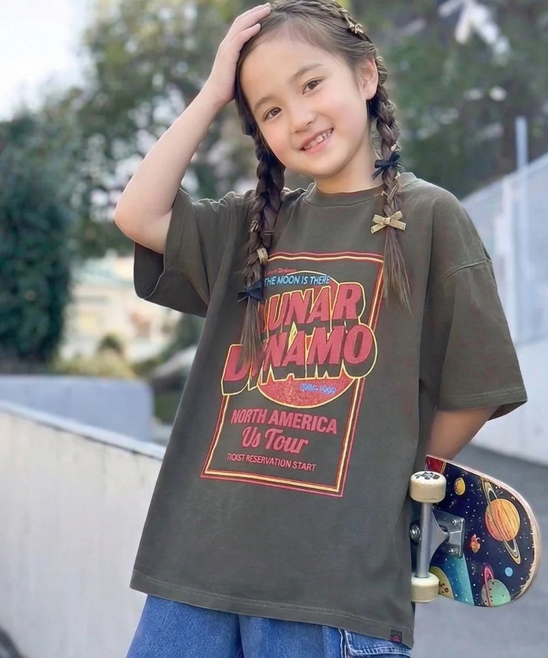 Classical Elf【キッズ】《JaVaジャバ コラボ》綿100％ こなれ感抜群のピグメントT。JAVAピグメントツアーロゴビッグTシャツ商品画像-19