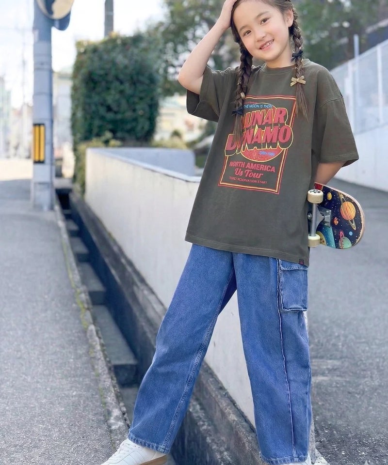 Classical Elf【キッズ】《JaVaジャバ コラボ》綿100％ こなれ感抜群のピグメントT。JAVAピグメントツアーロゴビッグTシャツ商品画像-20