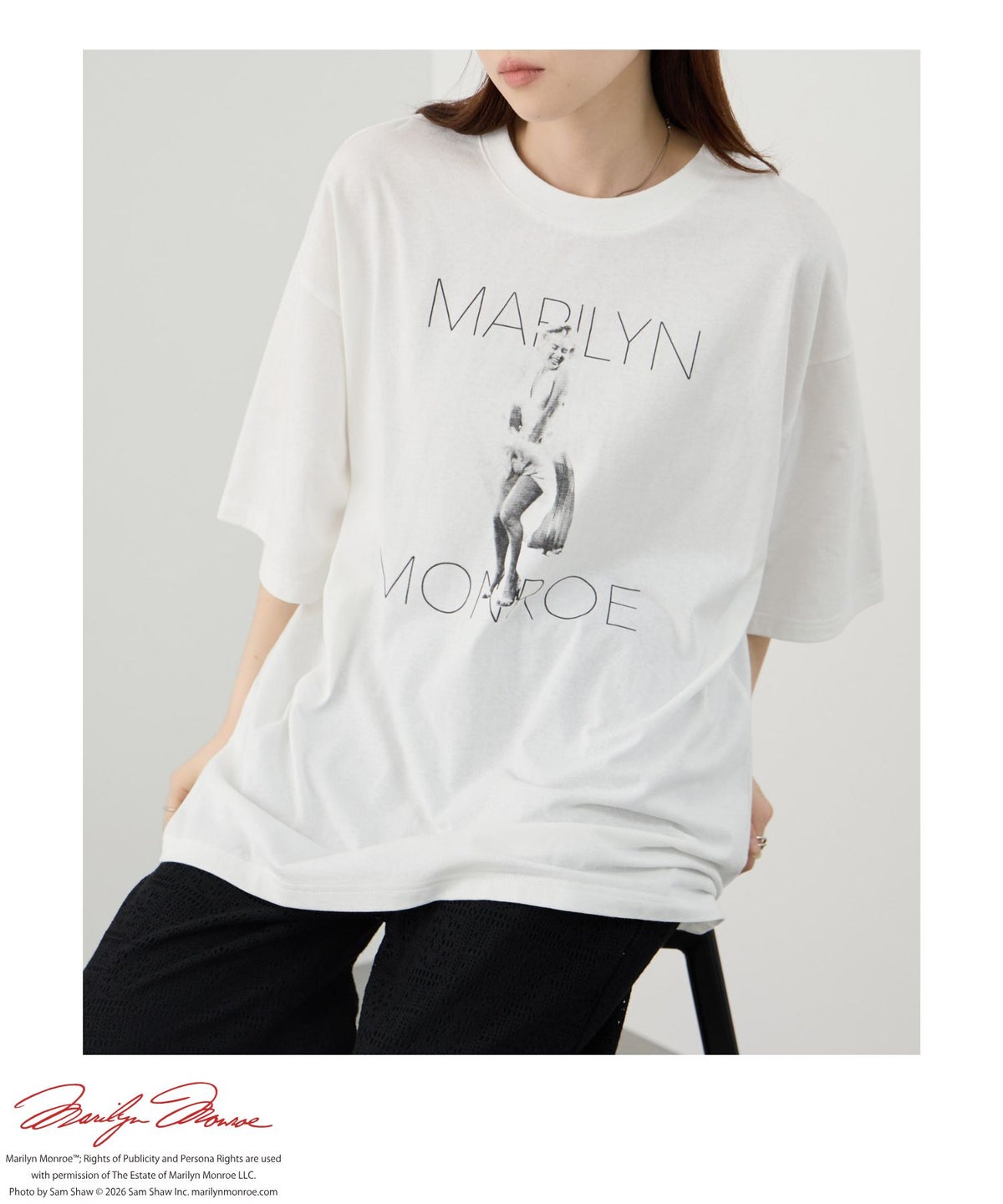 マリリン・モンロー ルーズTシャツB メンズ メール便 対応商品