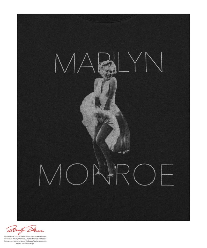 マリリン・モンロー ルーズTシャツB メンズ メール便 対応商品商品画像-7