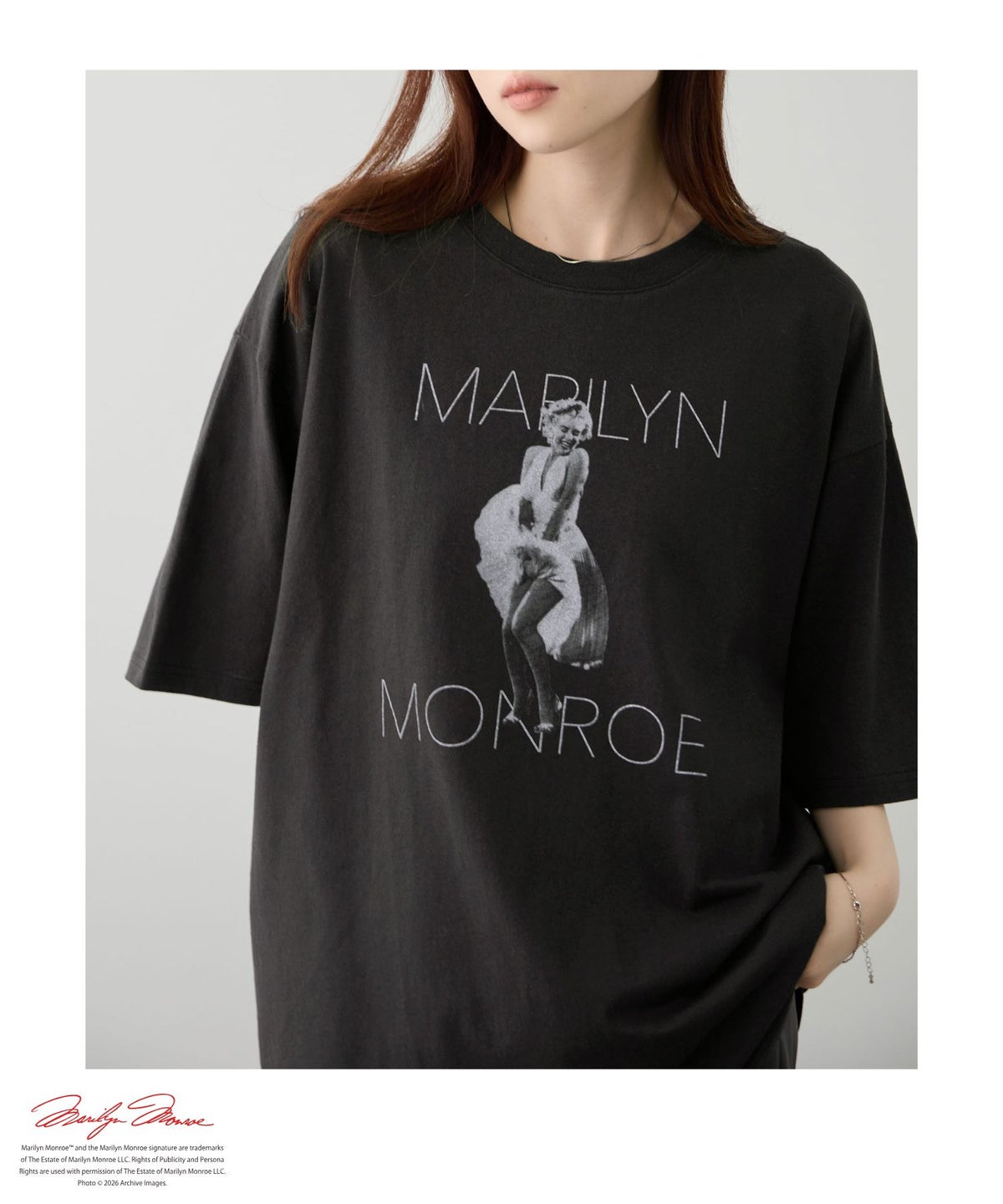 マリリン・モンロー ルーズTシャツB メンズ メール便 対応商品