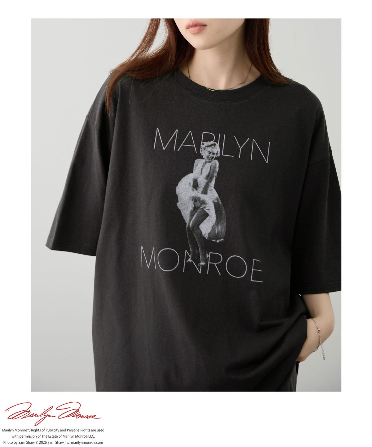 マリリン・モンロー ルーズTシャツB メンズ メール便 対応商品