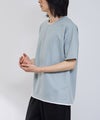 NAVY SARARI 冷感フェイクレイヤード クルーネックTシャツ メンズ メール便 対応商品商品サムネイル-13