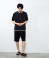 NAVY  SARARI 冷感フェイクレイヤード クルーネックTシャツ メンズ メール便 対応商品商品サムネイル-21