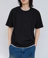 NAVY SARARI 冷感フェイクレイヤード クルーネックTシャツ メンズ メール便 対応商品商品サムネイル-22