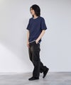 NAVY  SARARI 冷感フェイクレイヤード クルーネックTシャツ メンズ メール便 対応商品商品サムネイル-26