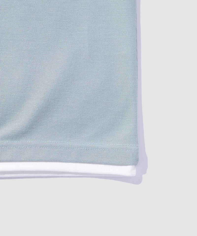 NAVY  SARARI 冷感フェイクレイヤード クルーネックTシャツ メンズ メール便 対応商品商品画像-33
