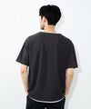 NAVY  SARARI 冷感フェイクレイヤード キーネックTシャツ メンズ メール便 対応商品商品サムネイル-7
