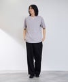 NAVY  SARARI 冷感フェイクレイヤード キーネックTシャツ メンズ メール便 対応商品商品サムネイル-12