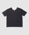 NAVY  SARARI 冷感フェイクレイヤード キーネックTシャツ メンズ メール便 対応商品商品サムネイル-13