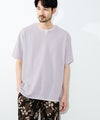 NAVY  SARARI 冷感フェイクレイヤード キーネックTシャツ メンズ メール便 対応商品商品サムネイル-17