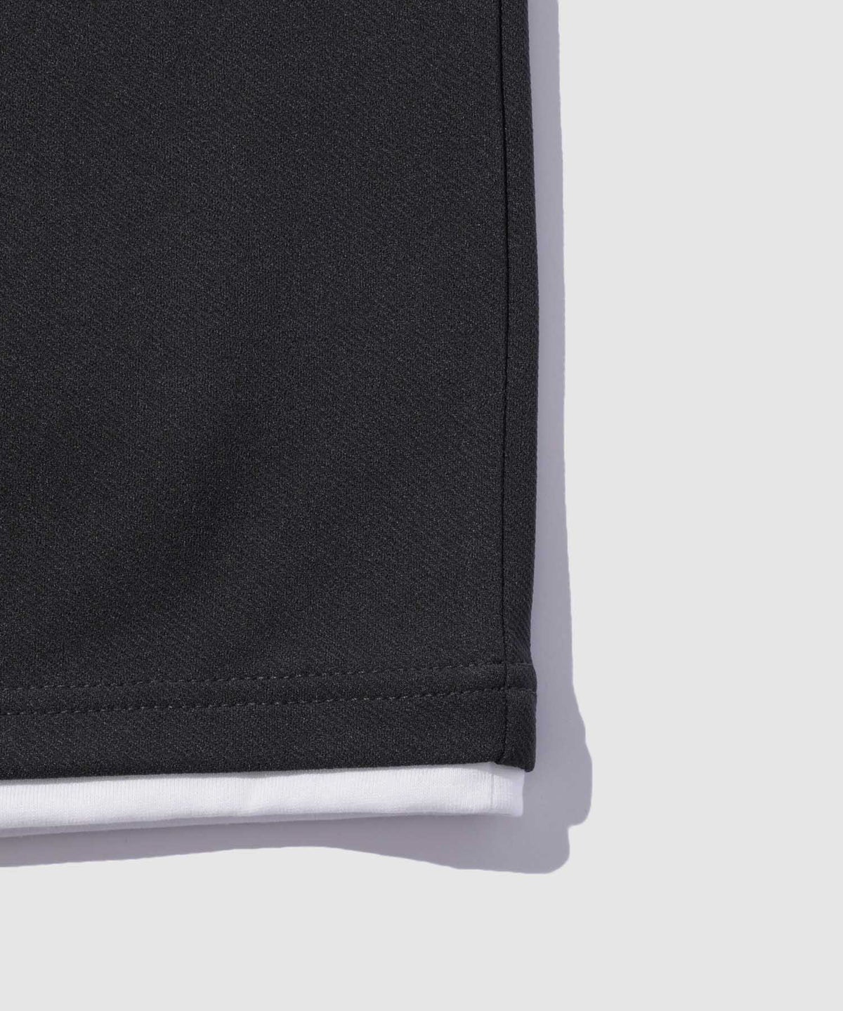 NAVY SARARI 冷感フェイクレイヤード キーネックTシャツ メンズ メール便 対応商品