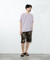 NAVY  SARARI 冷感フェイクレイヤード キーネックTシャツ メンズ メール便 対応商品商品サムネイル-19