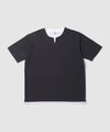 NAVY  SARARI 冷感フェイクレイヤード キーネックTシャツ メンズ メール便 対応商品商品サムネイル-21