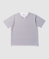 NAVY  SARARI 冷感フェイクレイヤード キーネックTシャツ メンズ メール便 対応商品商品サムネイル-24