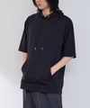 NAVY SARARI 冷感ポンチ素材プルオーバーパーカー メンズ商品サムネイル-1