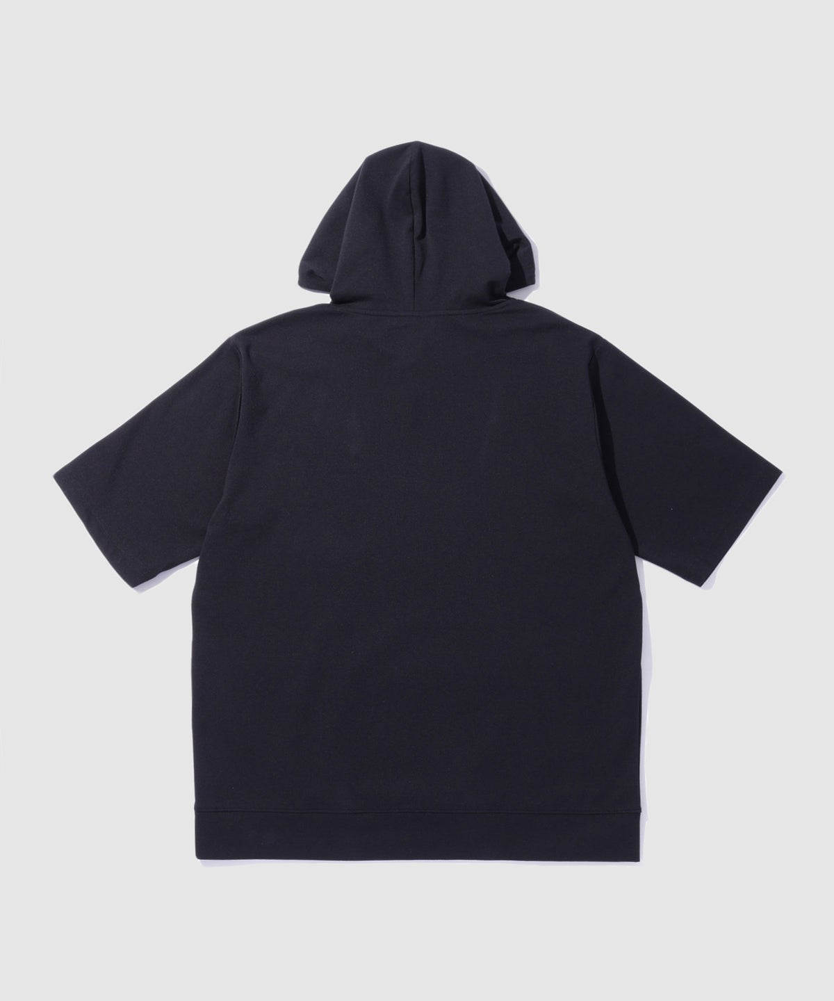 NAVY SARARI 冷感ポンチ素材プルオーバーパーカー メンズ