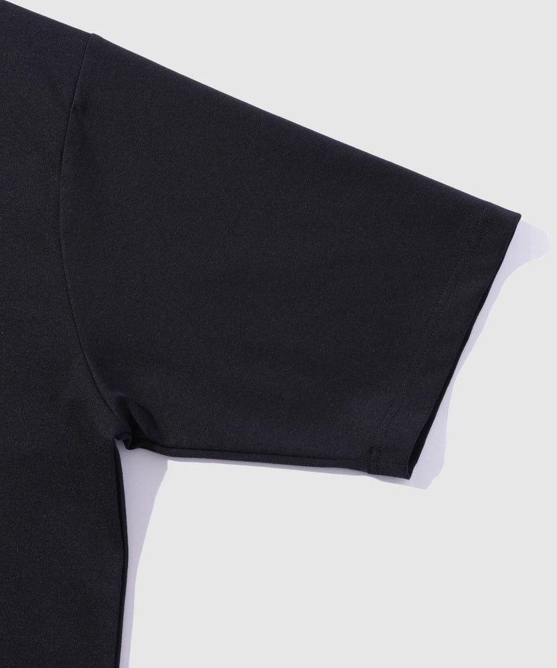 NAVY  SARARI 冷感ポンチ素材プルオーバーパーカー メンズ商品画像-5