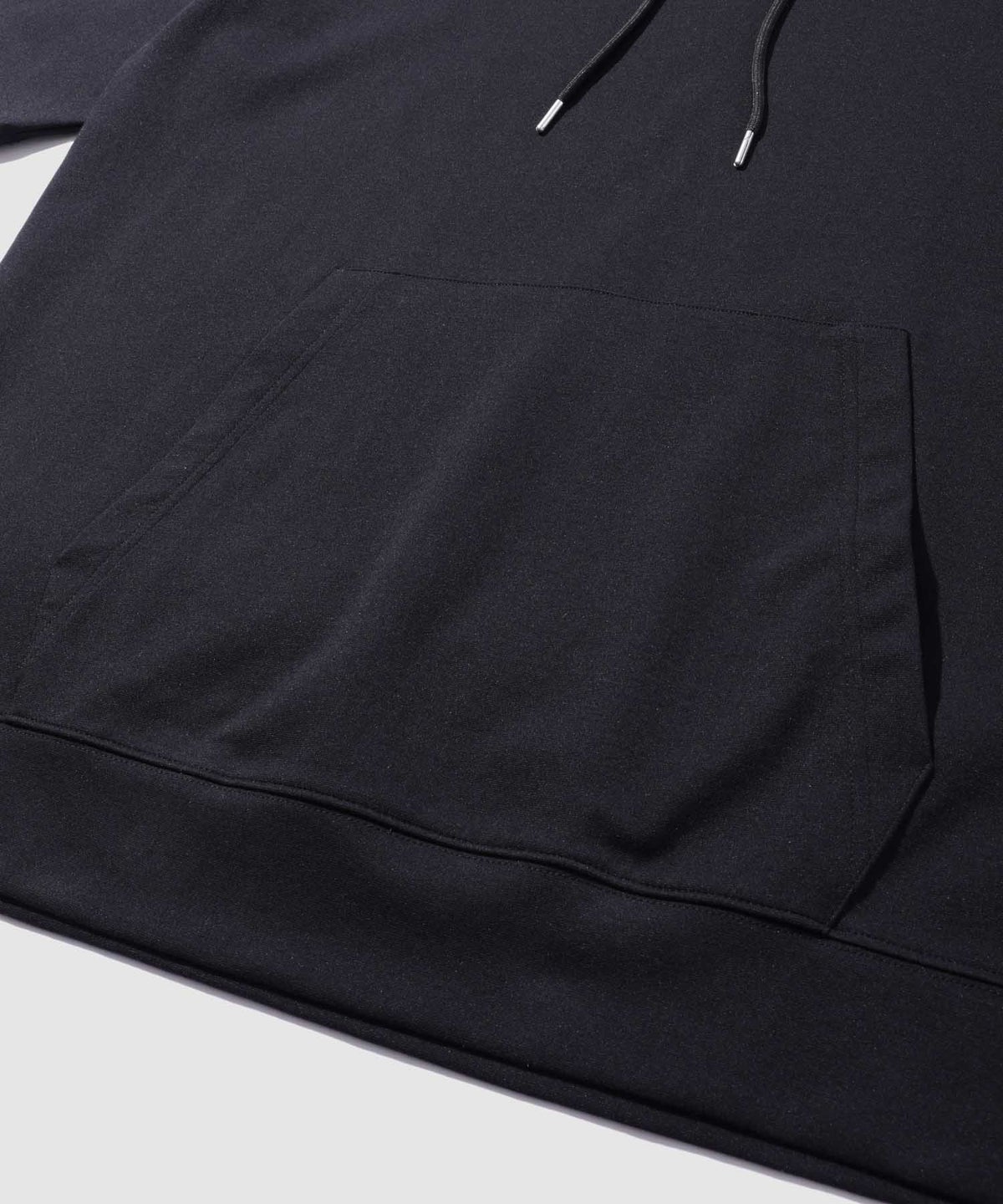 NAVY SARARI 冷感ポンチ素材プルオーバーパーカー メンズ