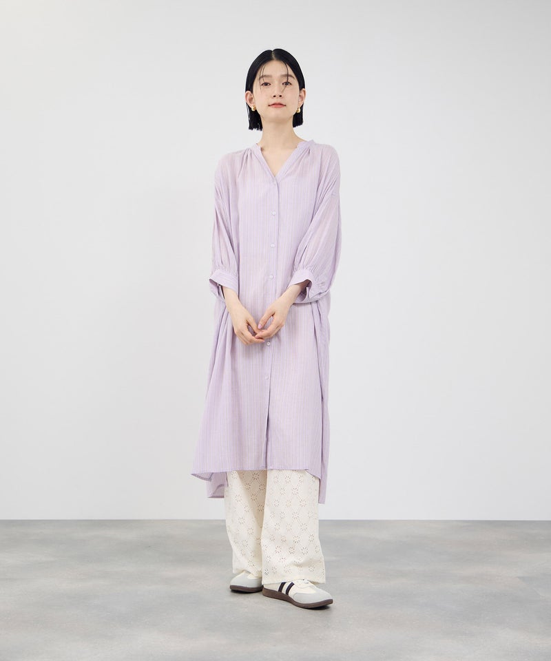 Idnes リネンスキッパーワンピース レディース商品画像-1