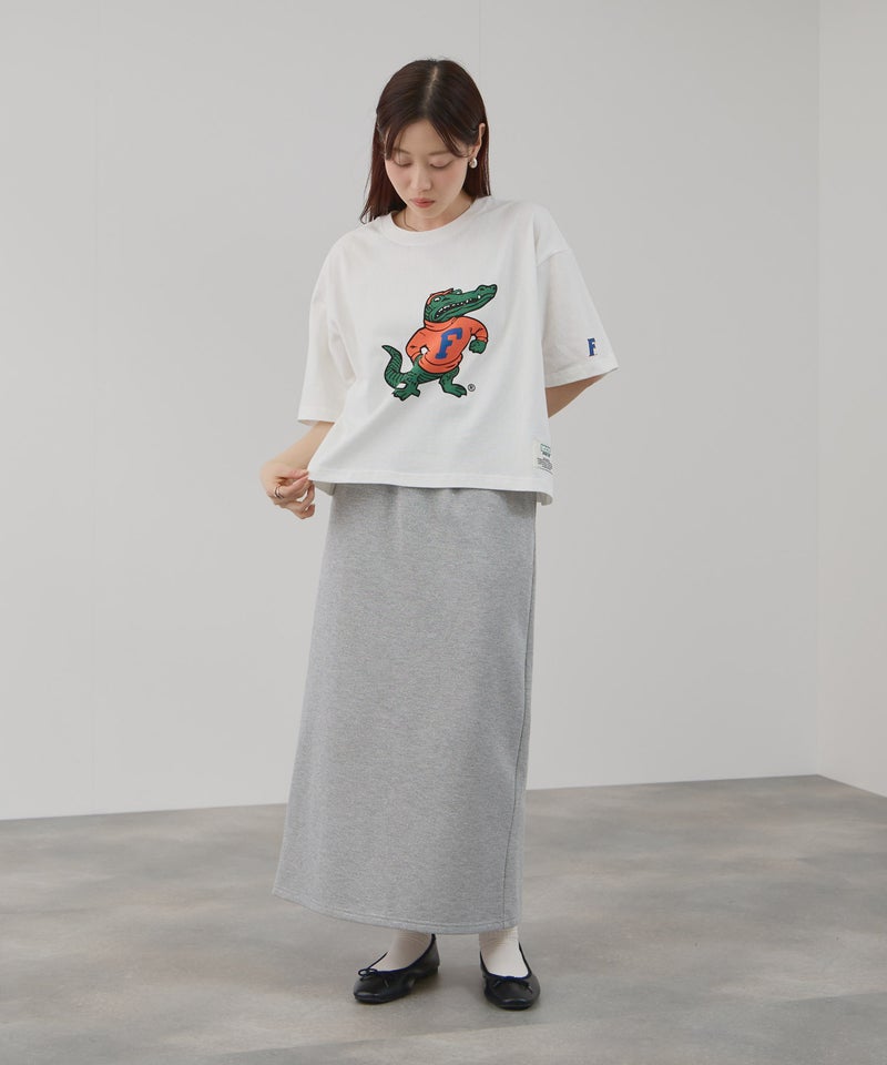 DISCUS アソートグラフィックプリント クルーネック半袖コラボTシャツ フロリダ大学 レディース メール便 対応商品商品画像-5