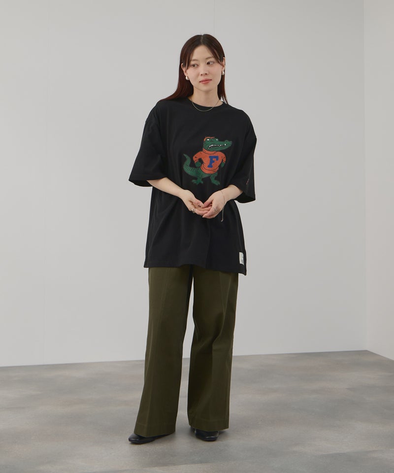 DISCUS  アソートグラフィックプリント クルーネック半袖コラボTシャツ フロリダ大学 レディース メール便 対応商品商品画像-10